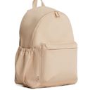  BEISICS Backpack Beige Canvas Trolly Pass Through Vanilla Girl 12x15x6 Photo 1