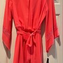 A Byer NWT A. BYER CORAL PINK LONG SLEEVE DRESS SIZE LG Photo 0