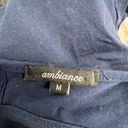 Ambiance Apparel Navy Blue Crop Top Photo 3