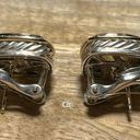 David Yurman 18k Gold & 925 Sterling Silver Smoky Quartz & Diamond Earrings Photo 6