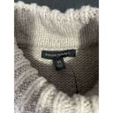 Banana Republic  Mock Neck Chunky Rib Knit Sweater Womens XS Beige Long Sleeve Photo 4