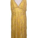 Majorelle  Dress Draven Pastel Yellow Lace Flutter Sleeve Midi Dress, Size XL Photo 0