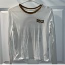 RVCA white and gold graphic long sleeve tee XS Photo 0