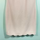 Karl Lagerfeld  Women's Blush Pink Pearl Neckline Short Sleeve Dress Photo 3