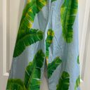 Farm Rio Fresh Bananas Linen-Blend Cropped Pants Photo 4