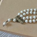 American Vintage Vintage “Fatima” Four Strand White Necklace Classic Style Neutral Bridal Choker Photo 6