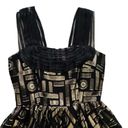 2 B. Rych  Dress Black Metallic Gold Silk Chiffon Sleeveless Party Dress Size 6 Photo 7