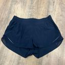 Lululemon navy high rise  hotty hot shorts 2.5” Photo 1