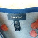 Modcloth  Cherry Bomb Tank Top Womens XS Blue Easy Like a Summer Morning Coquette Photo 9