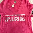 Victoria's Secret Victoria’s Secret PINK Neon Hot Pink Shirt Size Medium  Photo 2