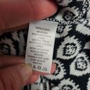 Isaac Mizrahi  Black & White Geo Paisley Jacquard Knit Cardigan Size XL Photo 6