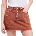 We The Free Distressed Denim Skirt 28  Small Photo 8