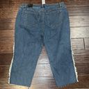 Lane Bryant Fringe Crop Jeans Size 20 Photo 3