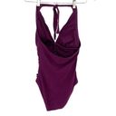 Bleu Rod Beattie  Womens Halter Twister Mio One-Piece Swimsuit Cherry Wine Size 4 Photo 2