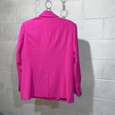 Generation Love  Women's Meg Crepe Blazer LARGE Magenta Career Happy Hour Classic Photo 4