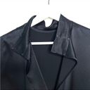 Vince  Mock Neck Silk Dress Black Size Small Photo 7