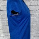 Xersion v-cut dri fit short sleeve activewear shirt blue sz S women Photo 4