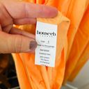 House Of CB  Women's Carmen Tangerine Orange Bustier Midi Sundress Size S Casual Photo 11