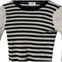 SEEK the Label  Striped Knit Bell Sleeve Sweater Top Photo 1