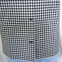 Kate Spade NWT  Mini gingham sleeveless top , Black and white Photo 6