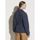 Vince NWT  Belted Drape Jacket, Linen Blend, Deep Azul Size M Photo 3