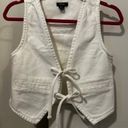 Nasty Gal White Denim Vest Photo 4