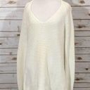 Lou & grey  Chunky Knit V Neck Sweater - Cream - Medium Photo 0