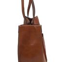 Patricia Nash  Toscano Florence Wax Tooled Tote Bag Embossed Italian Leather Tan Photo 5