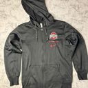 Nike Ohio State Buckeyes  Fit Therma Black/Red Full Zip Jacket Hoodie Women's S/M Photo 0