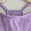 Krass&co J.o& Light Support Seamless Rib Knit Tank Top, Lilac/Lavender Tank, Size M-L Photo 6