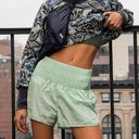 Free People  Movement Lime The Way Home Preppy Granola Running Lined Shor… Photo 0