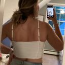 Abercrombie & Fitch White Lace Crop Top Photo 1