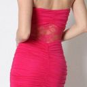 Zenana Outfitters  Ruched Bodycon Lace Detail Tube Dress Photo 4