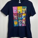 Nintendo  Animal Crossing T Shirt Women’s No Size Tag Approx Medium Dark Blue Photo 0