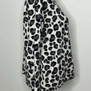 Tahari  size Large Mock neck knit sweater in Leopard Print Photo 3