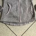 prAna  Arka Hooded Full Zip Jacket Fleece Hoodie in Heathered Birch Grey Size XS Photo 2