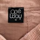 One Way  Corduroy Style‎ Mini Skirt in Pink Photo 3