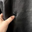 Spanx  Black Faux Leather Jogger Pants Photo 8