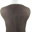 Banana Republic Dark Brown Faux Fur Fleece Vest Photo 9