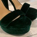 Bamboo  Women's Chunky Heel Platform Sandal with Ankle Strap, Green Sz 7.5 women Photo 9