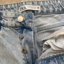 ZARA Straight Leg Blue Jeans Photo 3