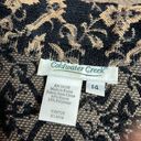 Coldwater Creek  Rococo Brocade Tapestry Button Front Unstructured Blazer Jacket Photo 7