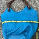 The Sak  Large Tote Ocean Blue Leather Purse Photo 2