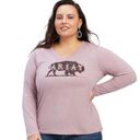 Ariat  Women's Rose Buffalo Logo Relaxed Long Sleeve T Shirt SIZE 3X Photo 0