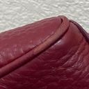 Furla  Avril BAPWAVR Burgundy Wine Pebbled Leather Guitar Strap Crossbody Bag Photo 13