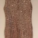 sequin low cut cocktail dress Size 6 Photo 1