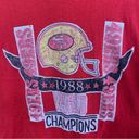 Champion Vintage  San Francisco 49ers Single Stitch Tee T-shirt Size XL 1988 Photo 1