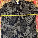 J. McLaughlin  Hester Jacket in Navy/White Raffia Palm Leaf Embroidered NWT XL Photo 5