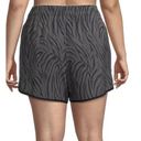 Xersion  Womens Quick Dry Plus Running Short XXL Black Zebra Photo 1