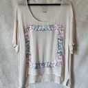 Chaser  Semi Sheer Embroidered Pop Over Top Photo 5